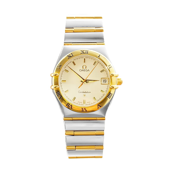 Omega Constellation Quartz Two Tone 34mm - Prince The Jeweler omega-constellation-quartz-two-tone-34mm, Watches