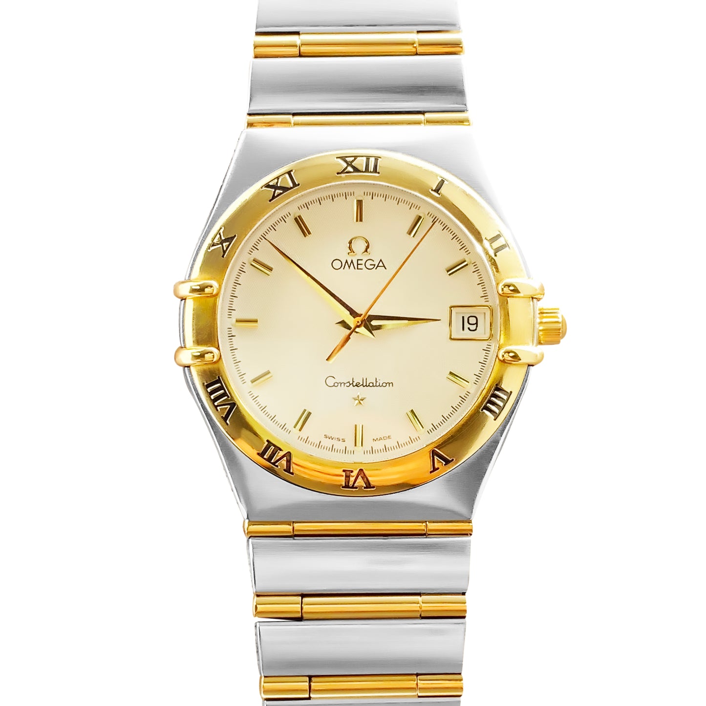 Omega Constellation Quartz Two Tone 34mm - Prince The Jeweler omega-constellation-quartz-two-tone-34mm, Watches