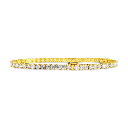 NEW 5.60 Carat VVS Diamond Tennis Bracelet in 14k Gold - Prince The Jeweler new-5-60-carat-vvs-diamond-tennis-bracelet-in-14k-gold, Bracelets