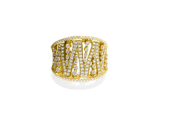 0.786 Carat Diamonds in 18K yellow gold. Vintage Ring - Prince The Jeweler 0-786-carat-diamonds-in-18k-yellow-gold-vintage-ring, Rings