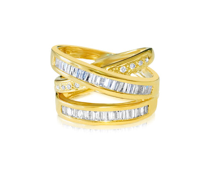 Criss cross 1.50 carat diamond and 14k gold ring. - Prince The Jeweler criss-cross-1-50-carat-diamond-and-14k-gold-ring, Rings