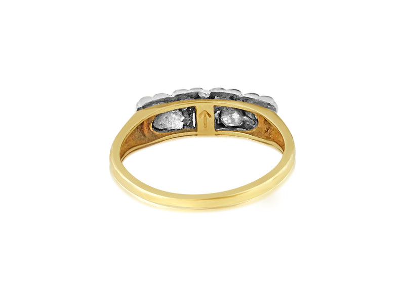 Vintage, Two Tone 0.48 CT Diamond & Gold Ring - Prince The Jeweler vintage-two-tone-0-48-ct-diamond-gold-ring, Rings