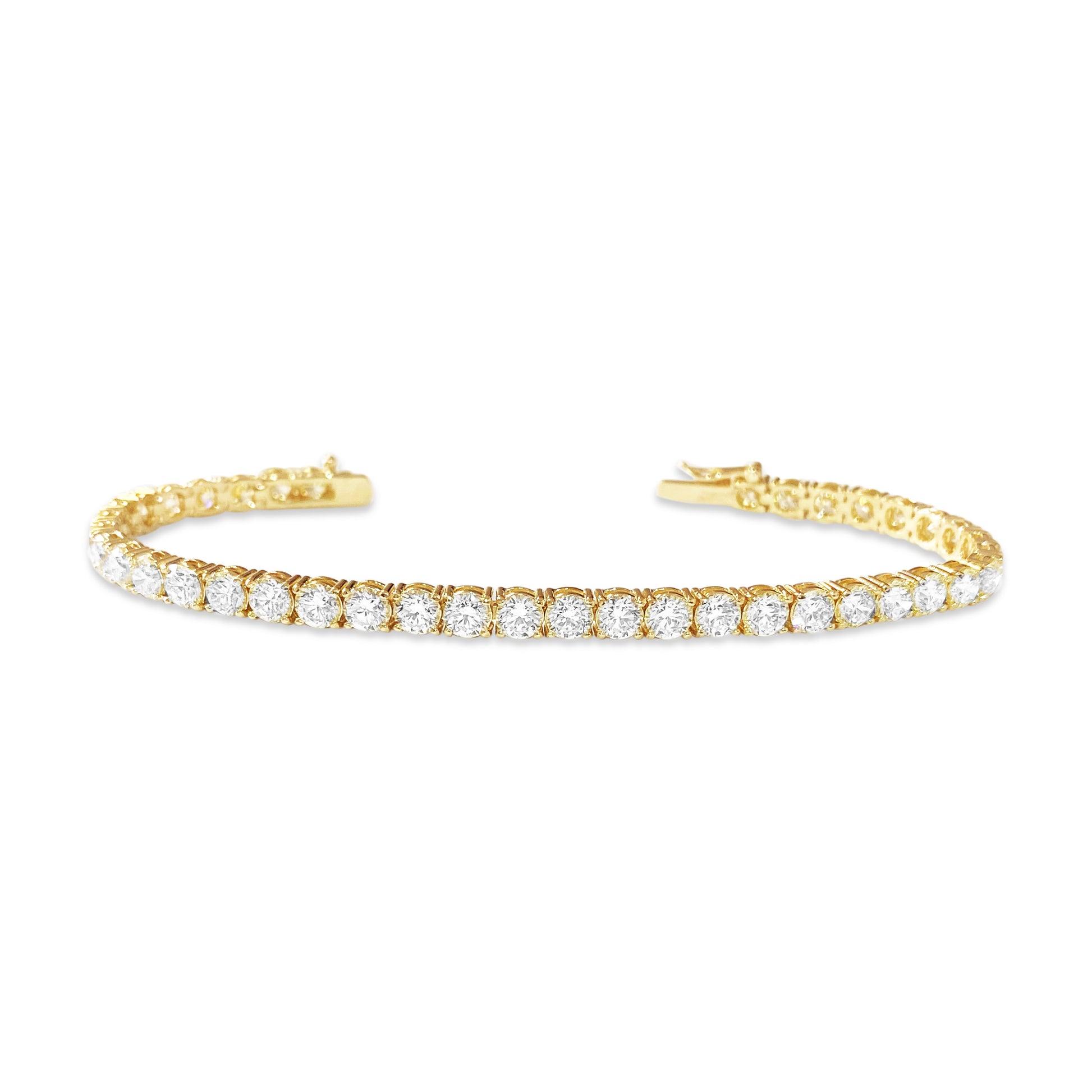 9.20 Carat Diamond Tennis Bracelet 14k Gold - Prince The Jeweler 9-20-carat-diamond-tennis-bracelet-14k-gold, Bracelets