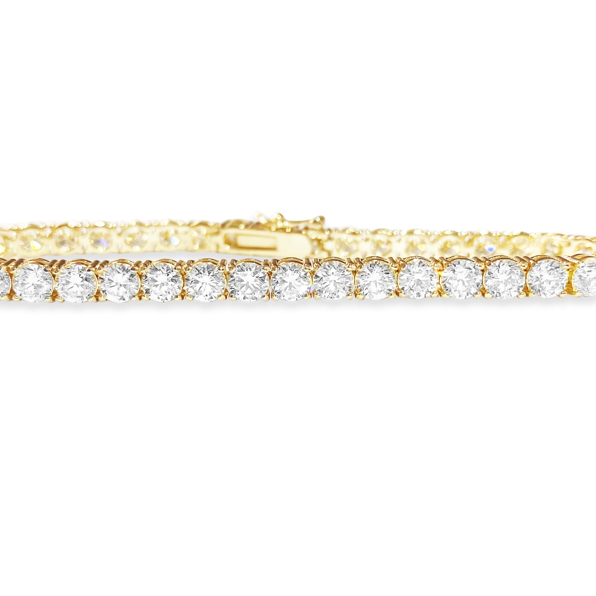 9.20 Carat Diamond Tennis Bracelet 14k Gold - Prince The Jeweler 9-20-carat-diamond-tennis-bracelet-14k-gold, Bracelets