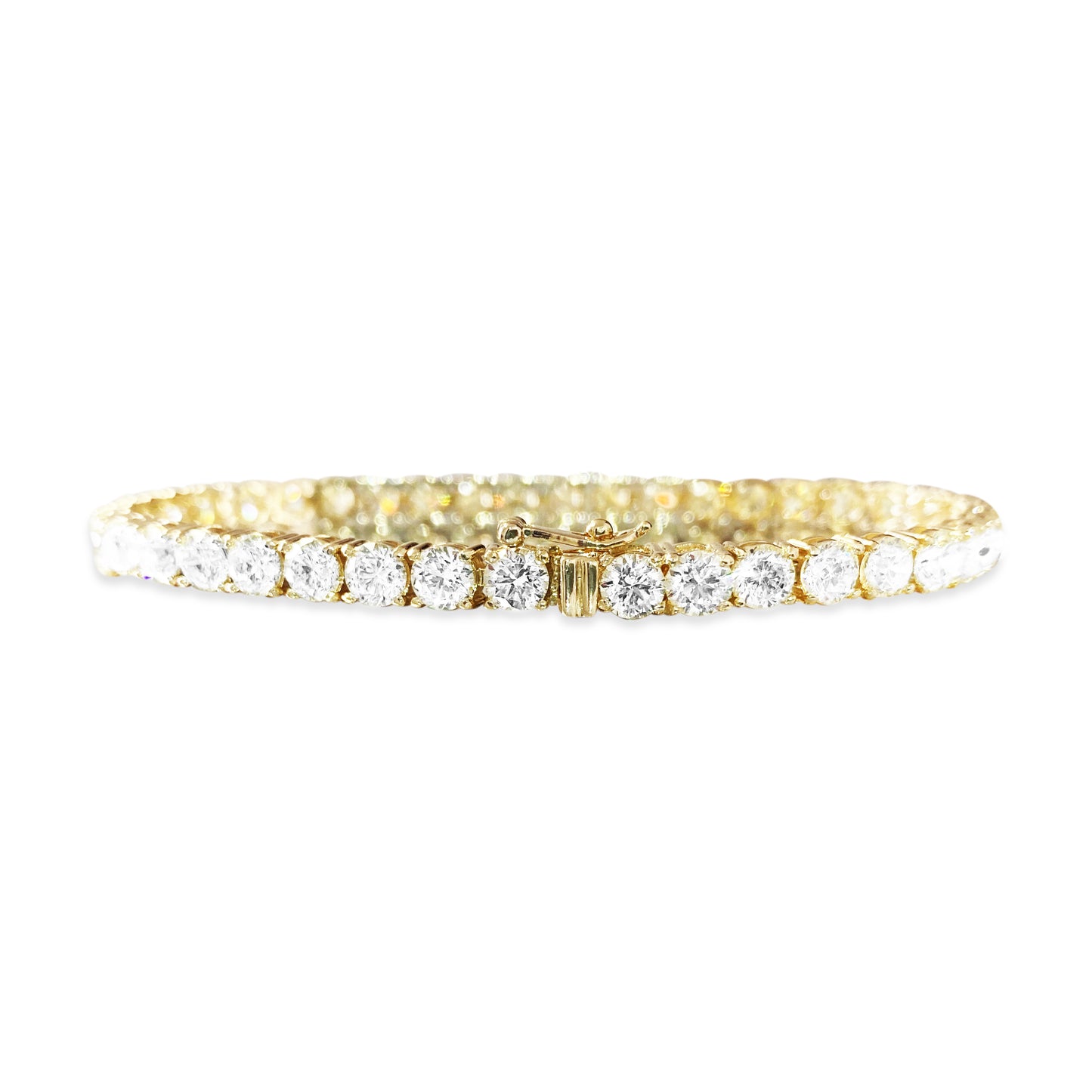 9.20 Carat Diamond Tennis Bracelet 14k Gold - Prince The Jeweler 9-20-carat-diamond-tennis-bracelet-14k-gold, Bracelets