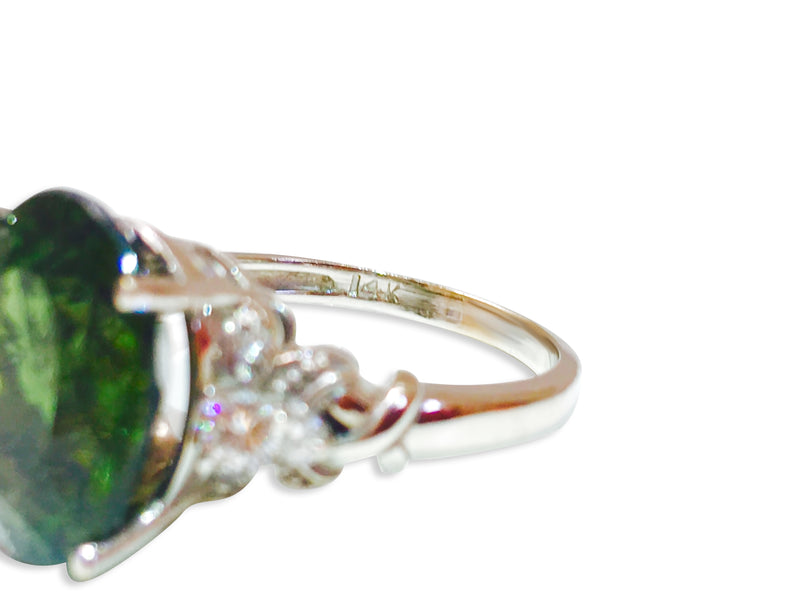 14K Gold, Andalusite & VS Diamond Ladies Ring - Prince The Jeweler 14k-gold-andalusite-vs-diamond-ladies-ring, Rings
