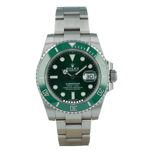 Rolex Submariner Hulk 116610LV Men's Luxury Watch