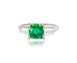 2.00 Carat Emerald in Platinum Ring - Prince The Jeweler 2-00-carat-emerald-in-platinum-ring, Rings