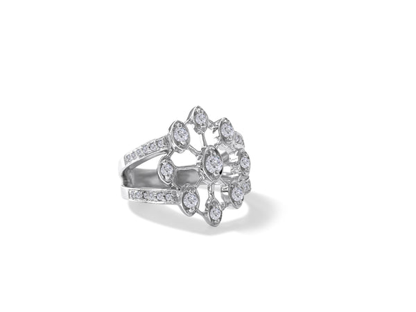 Art Deco 14k White Gold & 1.00 Carat Diamond Ring - Prince The Jeweler 14k-white-gold-1-00-carat-diamond-ring, Rings