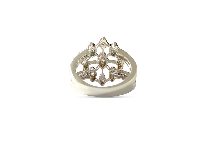 Art Deco 14k White Gold & 1.00 Carat Diamond Ring - Prince The Jeweler 14k-white-gold-1-00-carat-diamond-ring, Rings