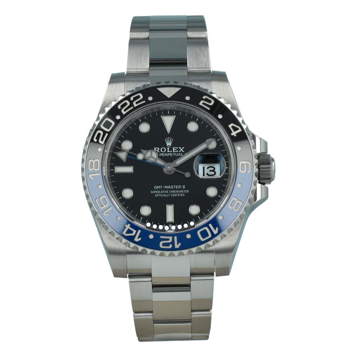 Rolex GMT II Batman 126710BLNR Men's Luxury Watch