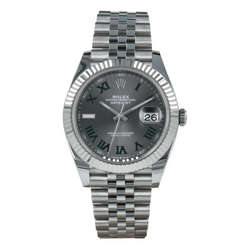 Rolex Datejust 41mm Fluted Wimbeldon 126334 Men's Luxury Watch