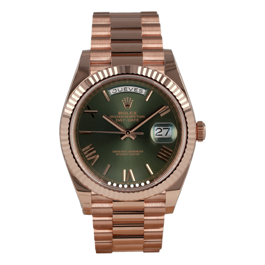 Rolex Day-Date Green Dial 228235 Men's Luxury Watch