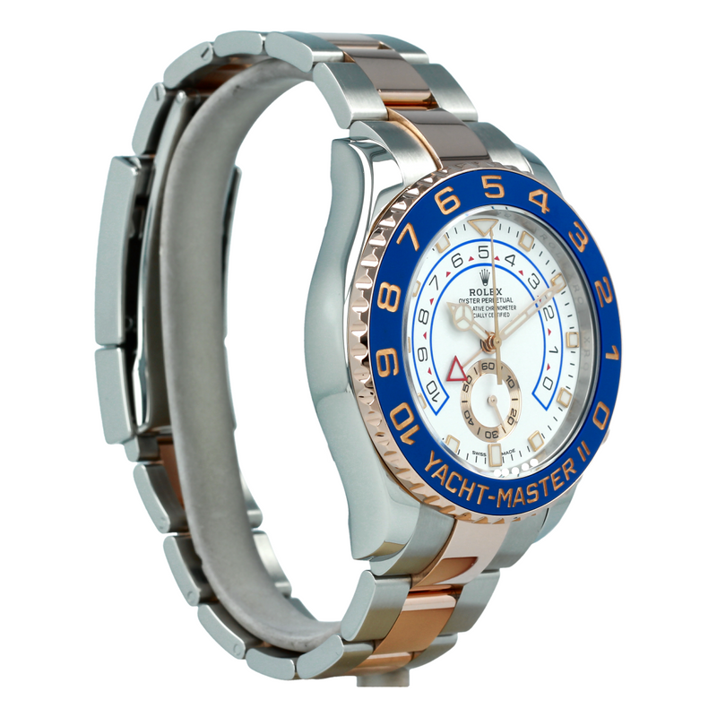 Rolex Yacht-Master II | Two-Toned Rose Gold and Steel | Men’s Rolex White Dial